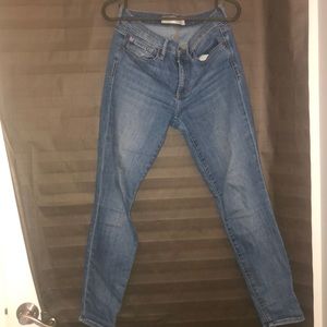 Gap blue skinny jeans